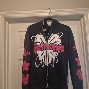 Demons Basement Full Zip Hoodie Sz M
